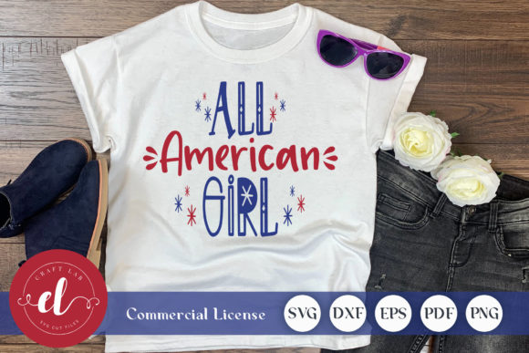 All American Girl Patriotic Quote SVG Review