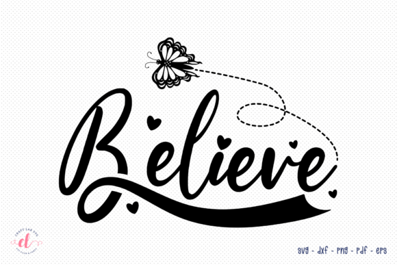 Believe, Butterfly Quote SVG: A Thoughtful Embroidery Design for Real Projects