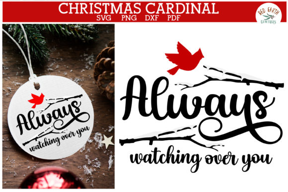 Cardinal Bird Quote SVG Christmas Bauble Review
