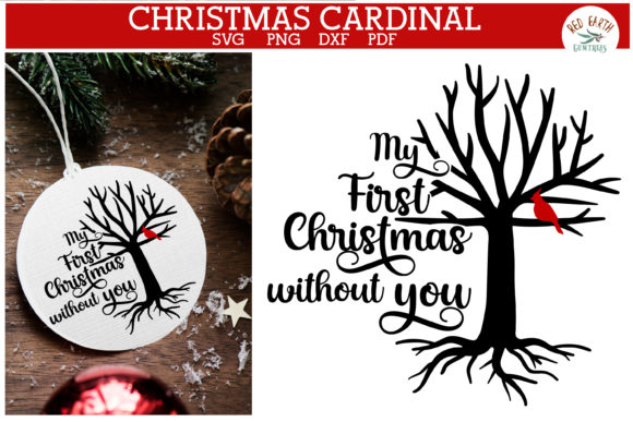 Cardinal Bird Quote SVG,first Christmas