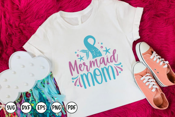 Mermaid Mom, Mermaid Quote SVG: A Versatile Embroidery Design for Real Projects